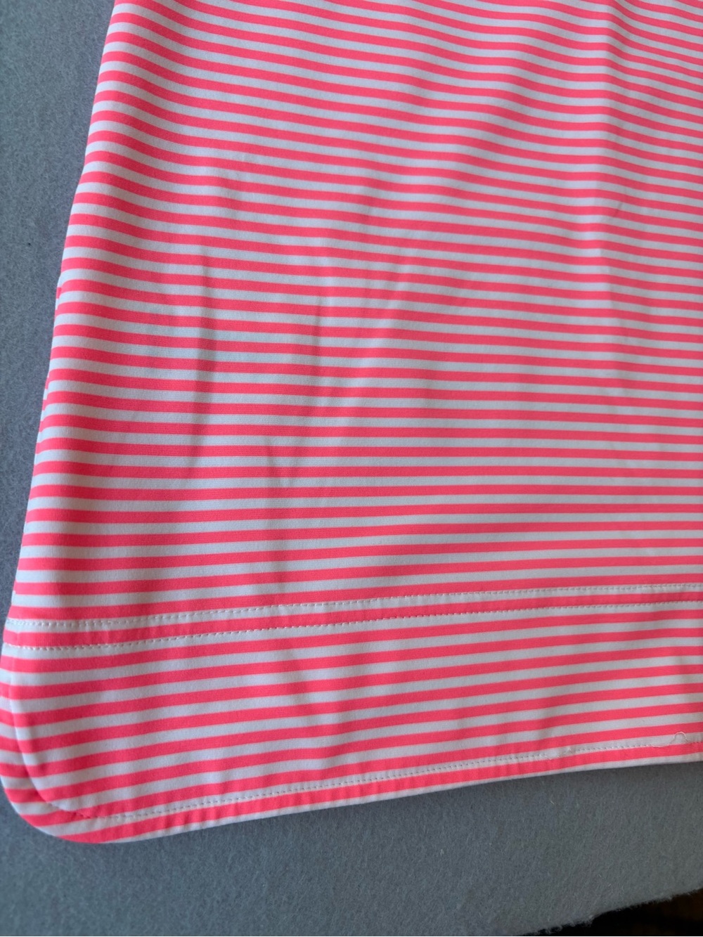 Vineyard Vines Sankaty Pink & White Striped Short Sleeve Shift Dress M(10-12) - Picture 8 of 8